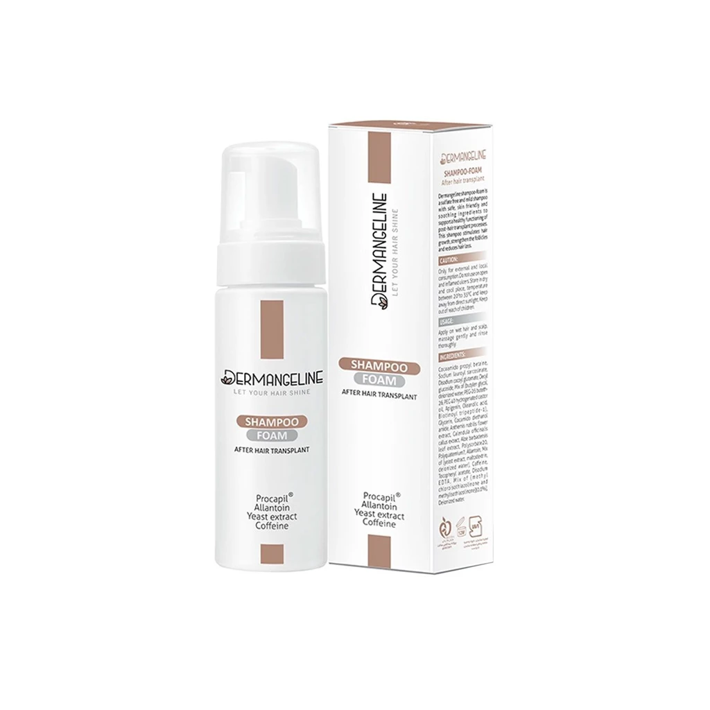 Shampoo-Foam-After-Hair-Transplant-DERMANGELINE1
