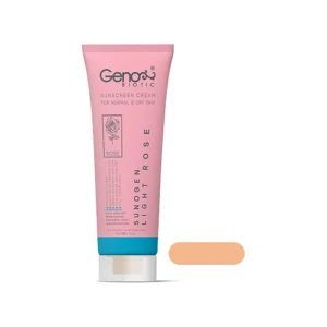 ضد آفتاب لایت رز پوست خشک و معمولی SPF50 ژنوبایوتیک
