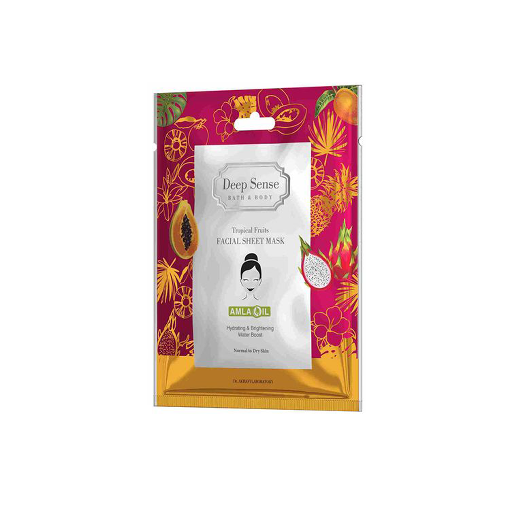 Tropical Fruits Facial Sheet Mask DEEP SENSE