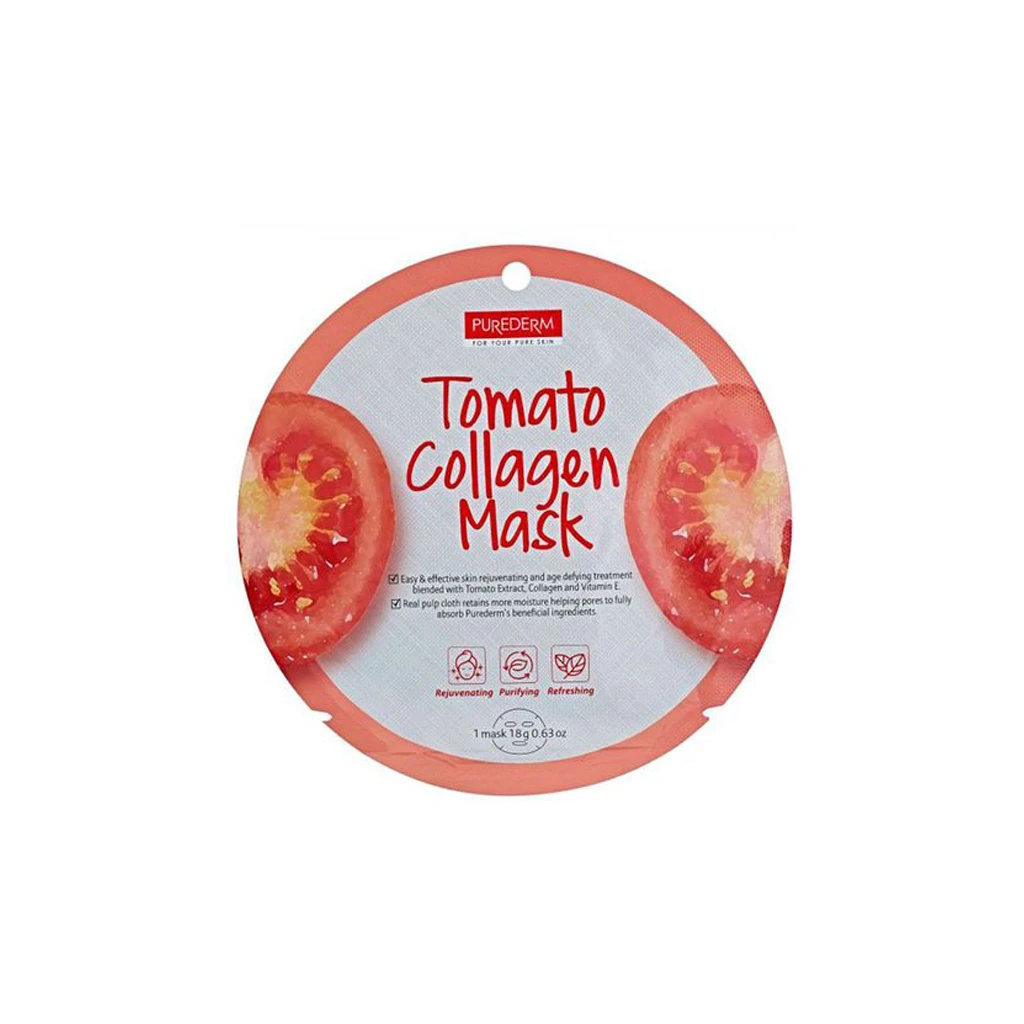 PUREDERM-TOMATO-COLLOGEN-SHEET-MASK-PUREDERM