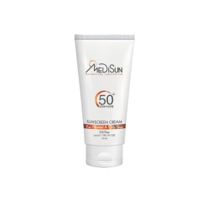 ضد آفتاب بی‌رنگ SPF50 پوست معمولی و چرب مدیسان