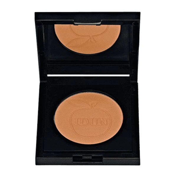 IDUN MINERALS COMPACT POWDER FINISHING 535 MAKALÖS LIGHT BROWN