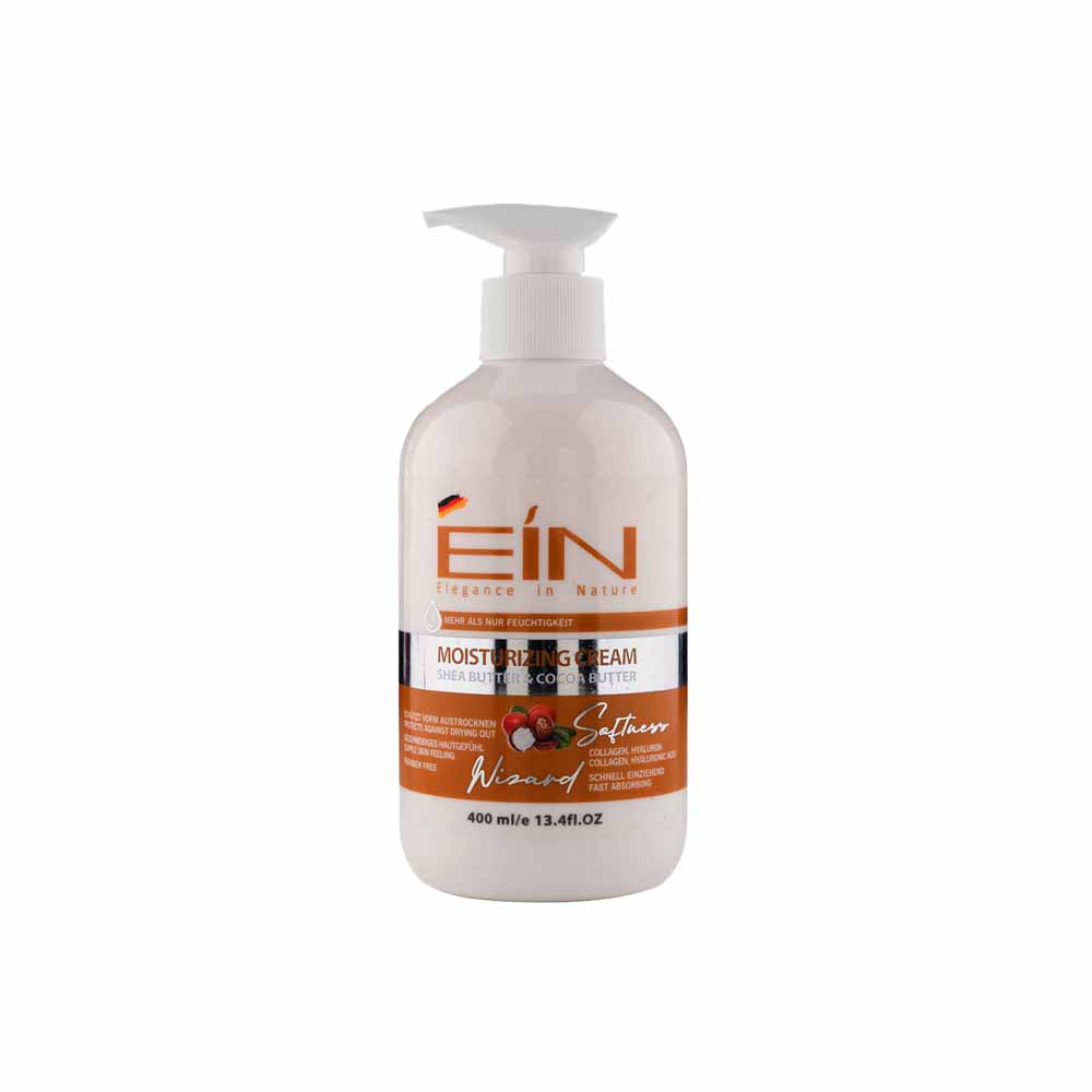 EIN SHEA BUTTER&amp;COCOA BUTTER MOISTURIZING CREAM 400 ML