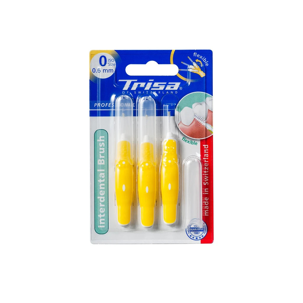 Trisa Interdental Brush ISO Size 0 - 0.6 Diameter