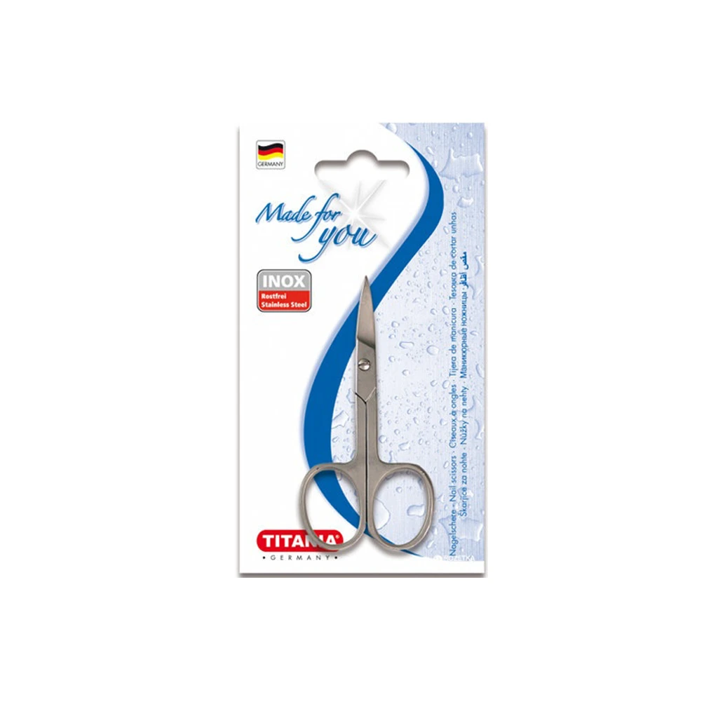 TITANIA Rostfrel Stainless Nail Scissors 1090-10NB