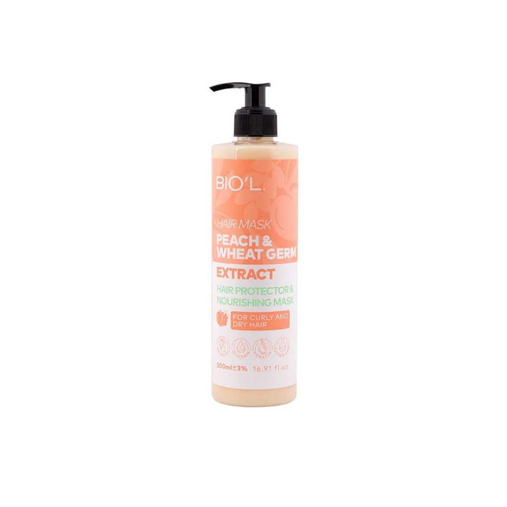 peach-and-wheat-germ-mask-for-curly-&amp;-dry-hair-BIOL