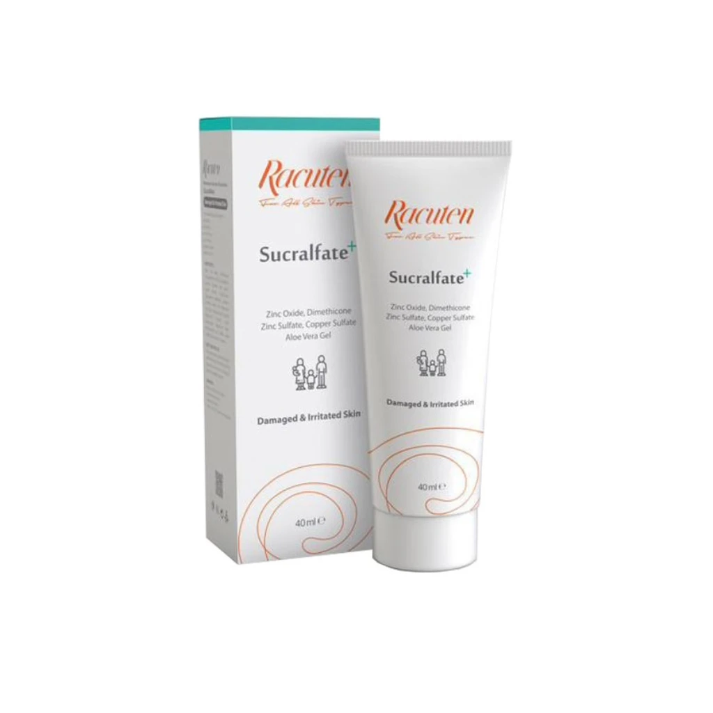 CREAM DAMAGED &amp; IRRITATED SKIN SUCRALFATE 40GR RACUTEN