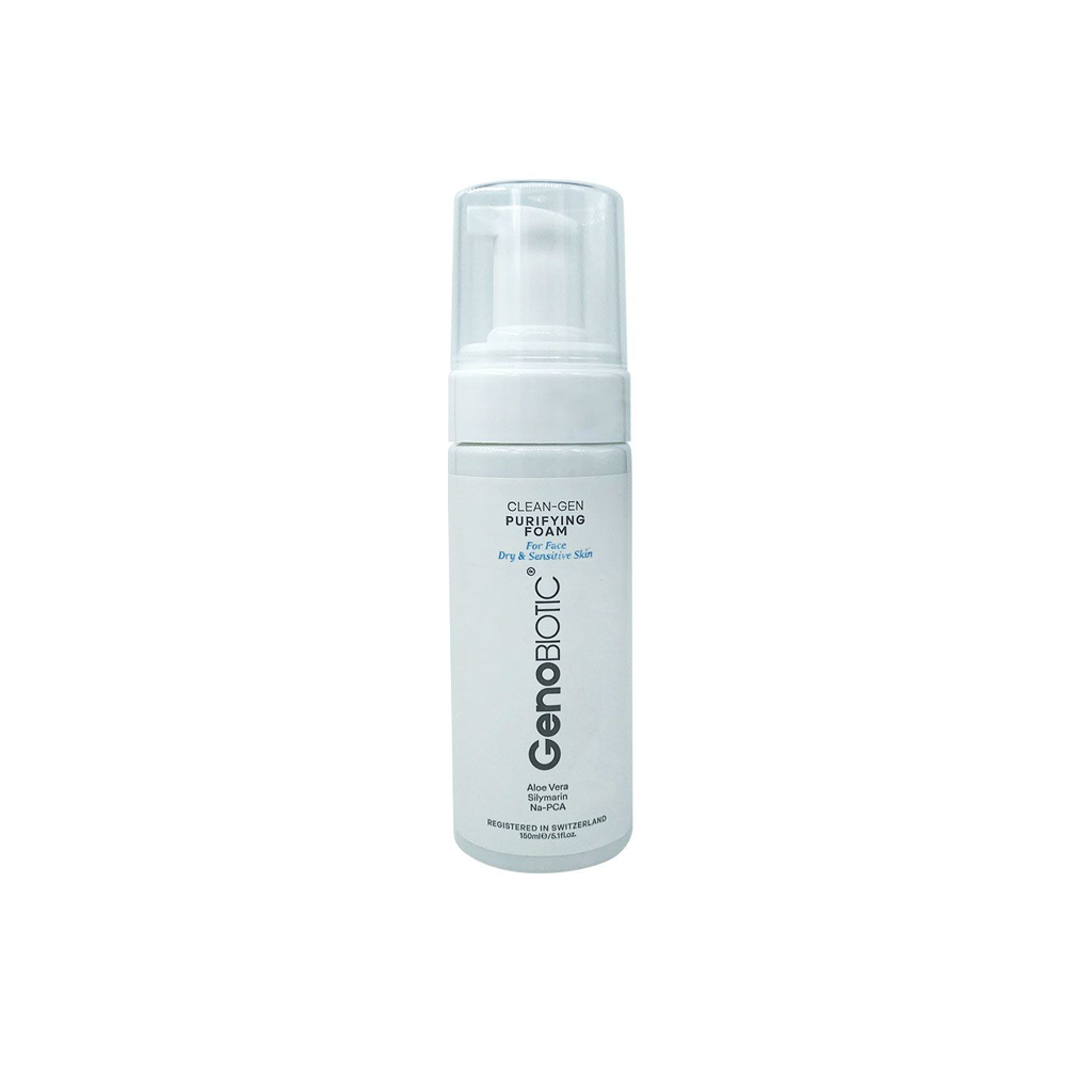 Skin-Cleansing-purifying-Face-foam-150ml-Dry &amp;-Sensitive-skin-GENO