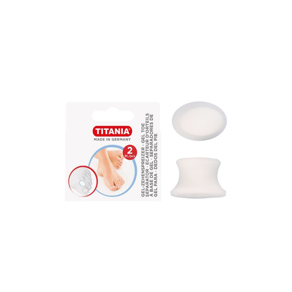 TITANIA Gel Toe Separator Comfortable Wear And Perfect Protection 2 Pieces 5231