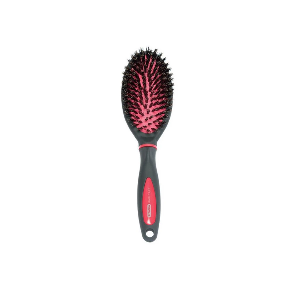 TITANIA-Professional-Hair-Care-Black-&amp;-Pink-Brush-1381