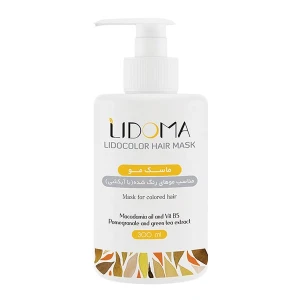 ماسک مو مناسب موهای رنگ شده با آبکشی لیدوما