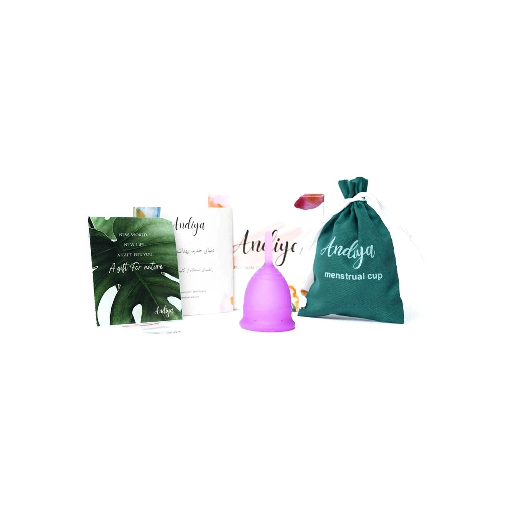 Menstrual cup model 1 (small size) purple ANDIYA1