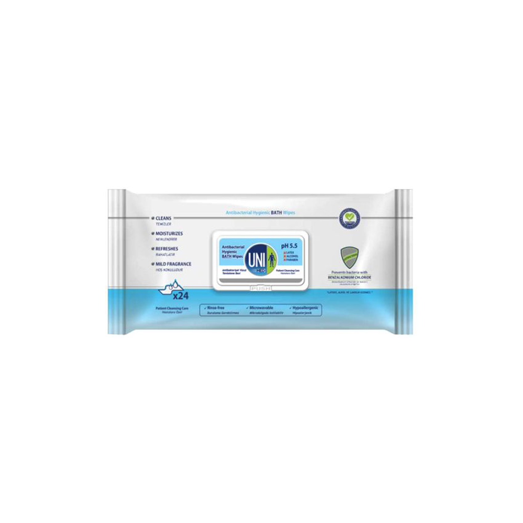 Antibacterial-hygienic-Bath-wet-wipe-40pcs-UNI-MED