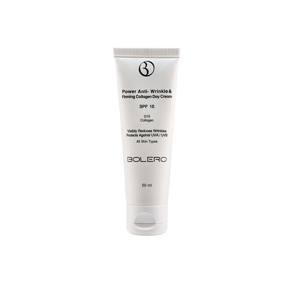 BOLERO-POWER-ANTI-WRINKLE-&amp;-FIRMING-COLLAGEN-DAY-CREAM-SPF15-50-ML
