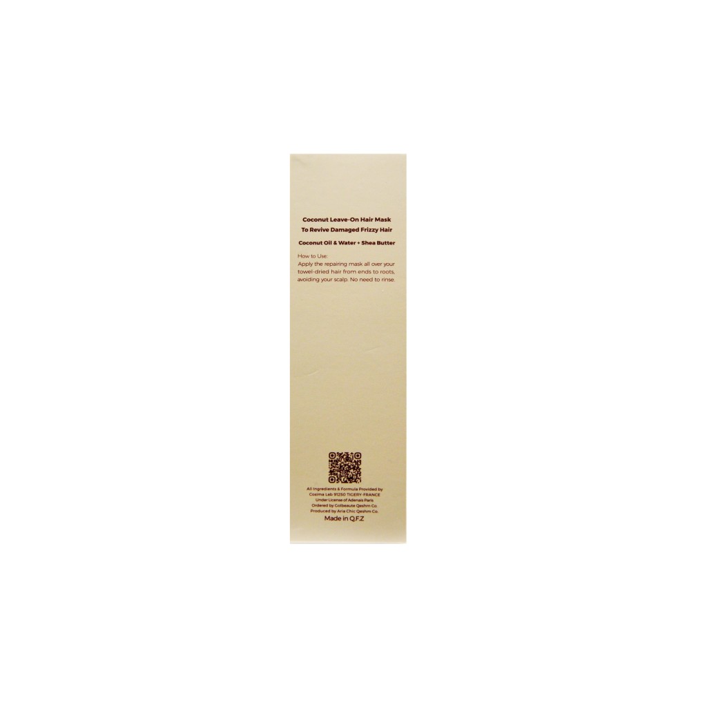 COCODERM COCONUT LEAVE-ON HAIR MASK TO REVIVE DAMAGED FRIZZY HAIR 100 ML 2