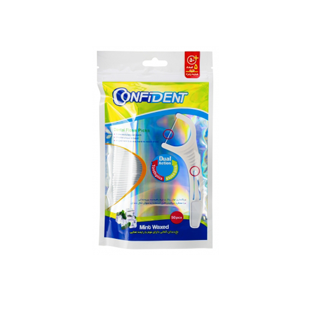 Confident Dental Floss Picks 50
