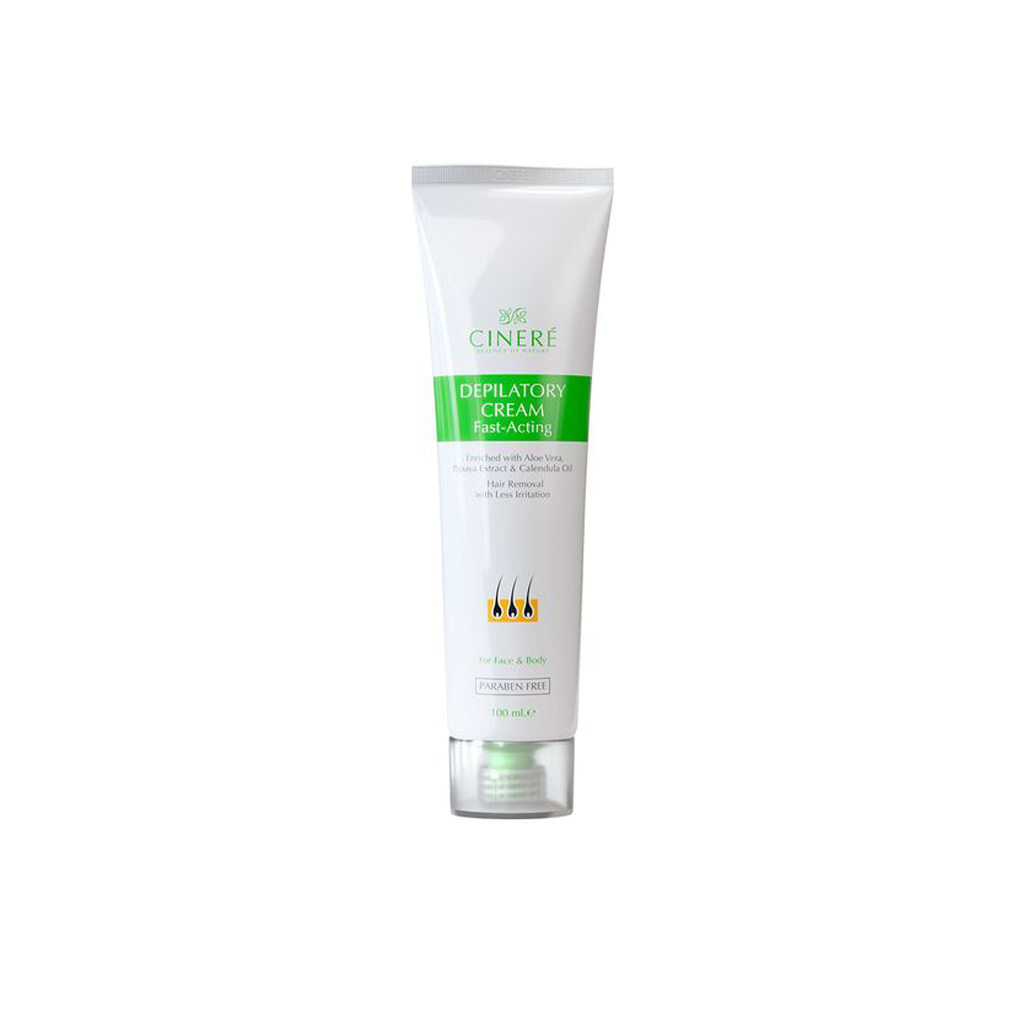 Depilatory-Cream-Fast-Acting-Face &amp;-Body-100ml-CINERE