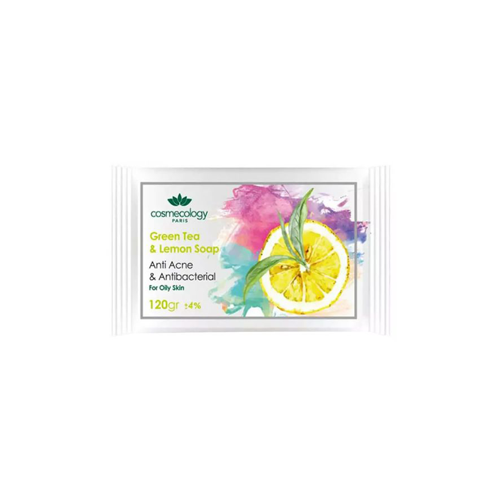 Green-Tea-&amp;-Lemon-Soap-120gr-COSMECOLOGY