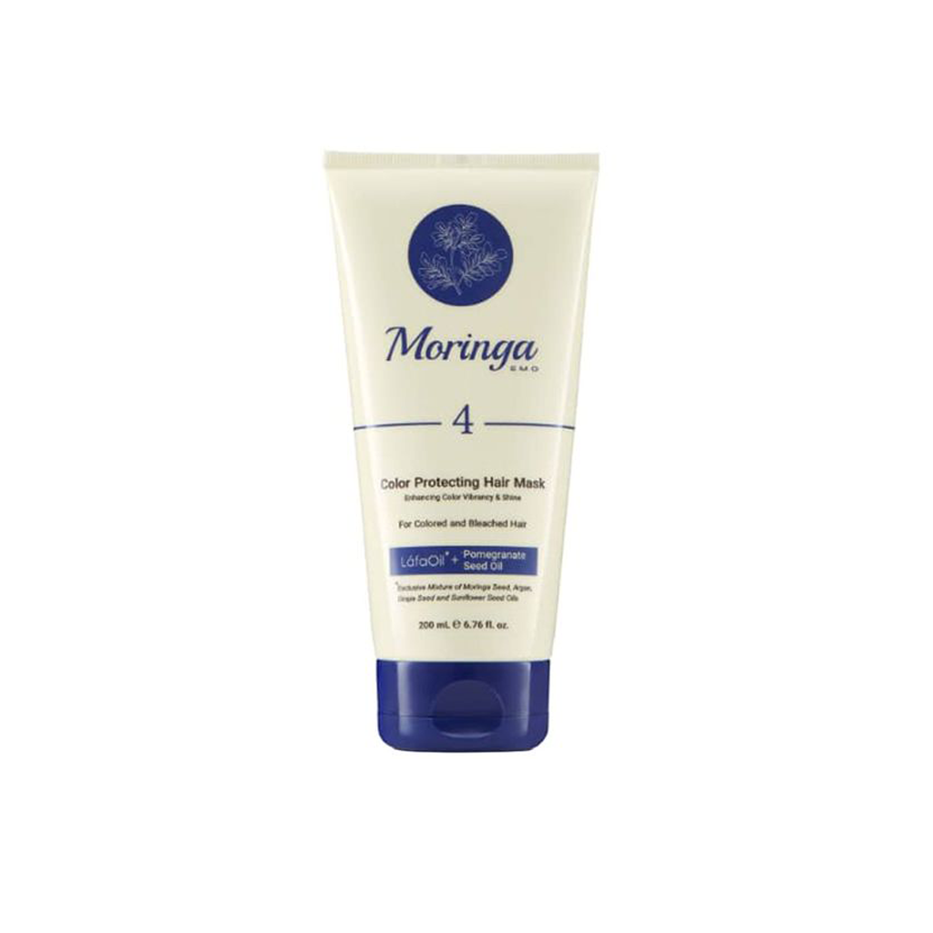 Hair mask volumizing 4 for colored &amp; bleached hair 200 ml MORINGA EMO