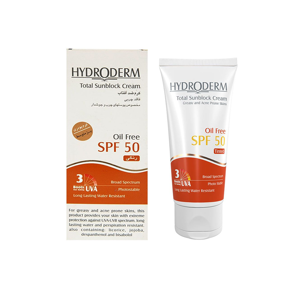 Hydroderm-Oil-Free-Tiented-Sunscreen-Cream-spf-50-HYDRODERM1