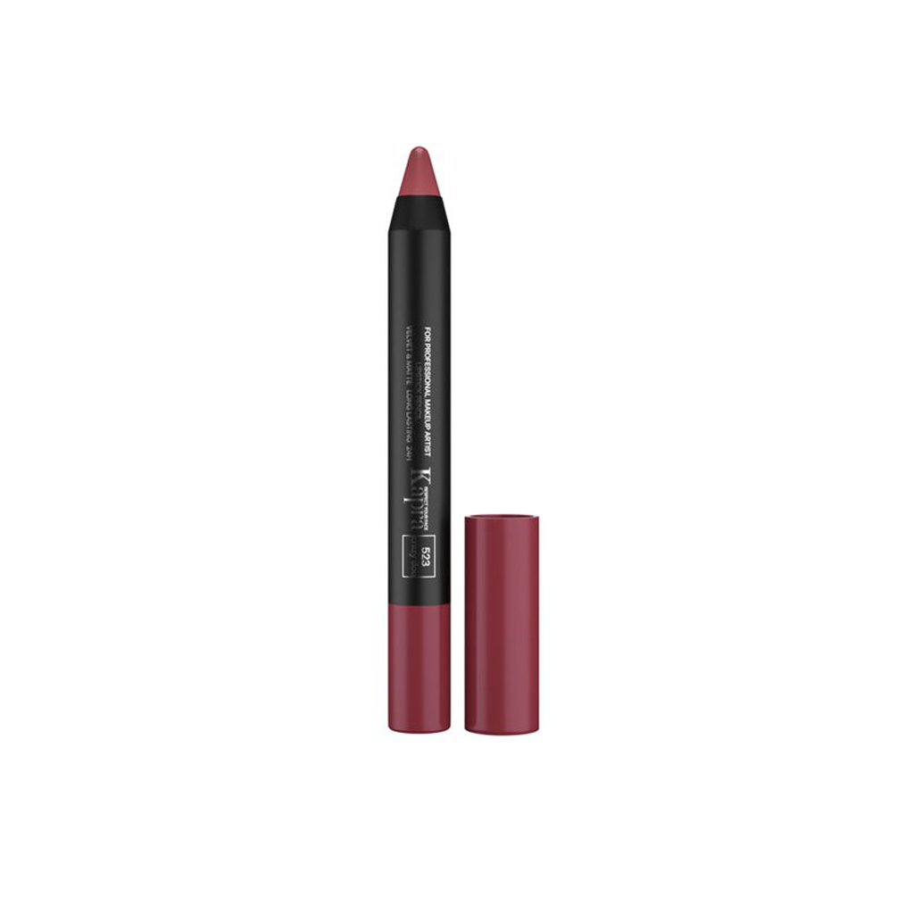 KAPRA-PENCIL-LIPSTICK-VELVET &-MATTE-LONG-LASTING-24H-NO-523
