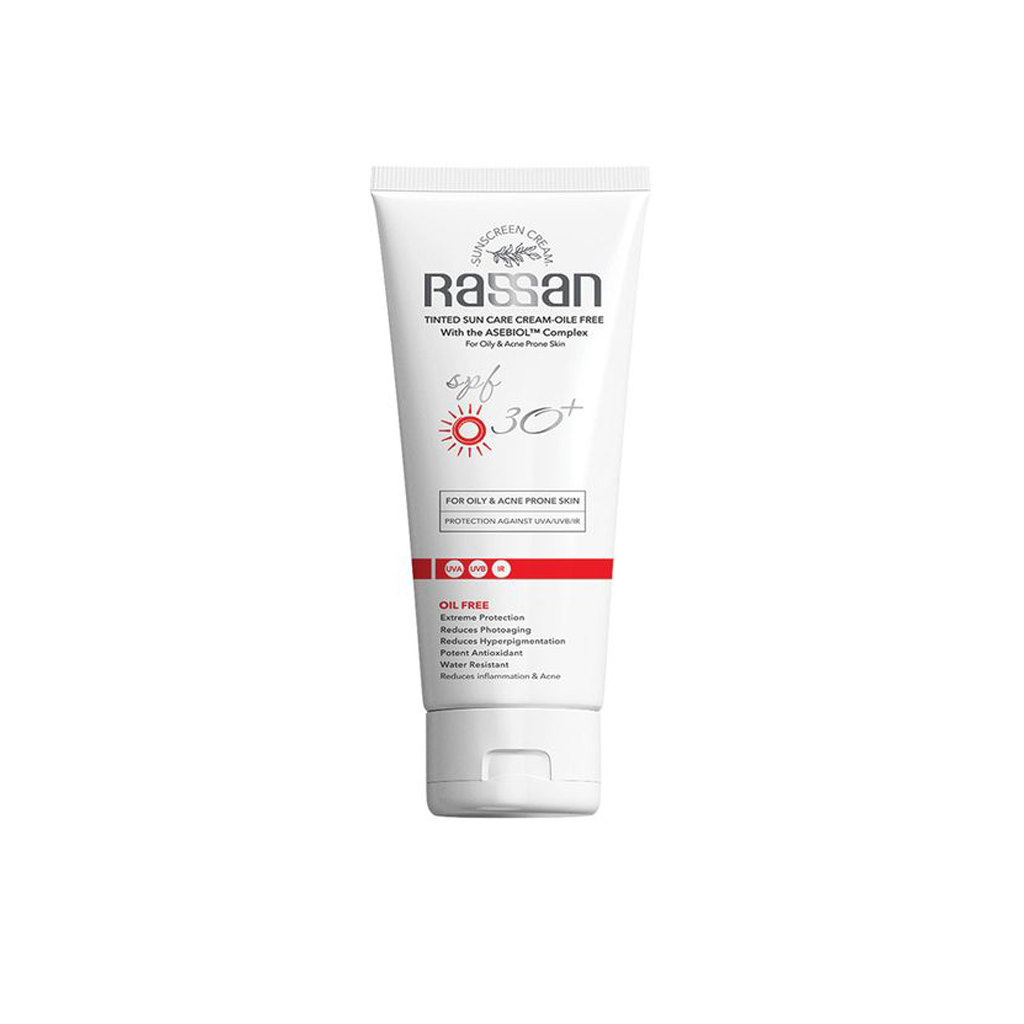 Oil-free tinted sunscreen RASSAN
