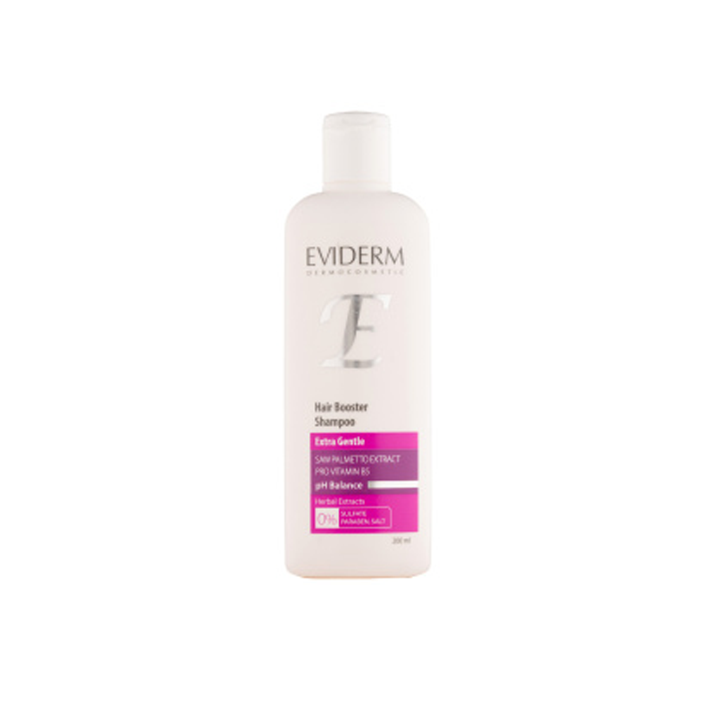 SHAMPOO BOOSTER HAIR SULFAT FREE 200ML EVIDERM