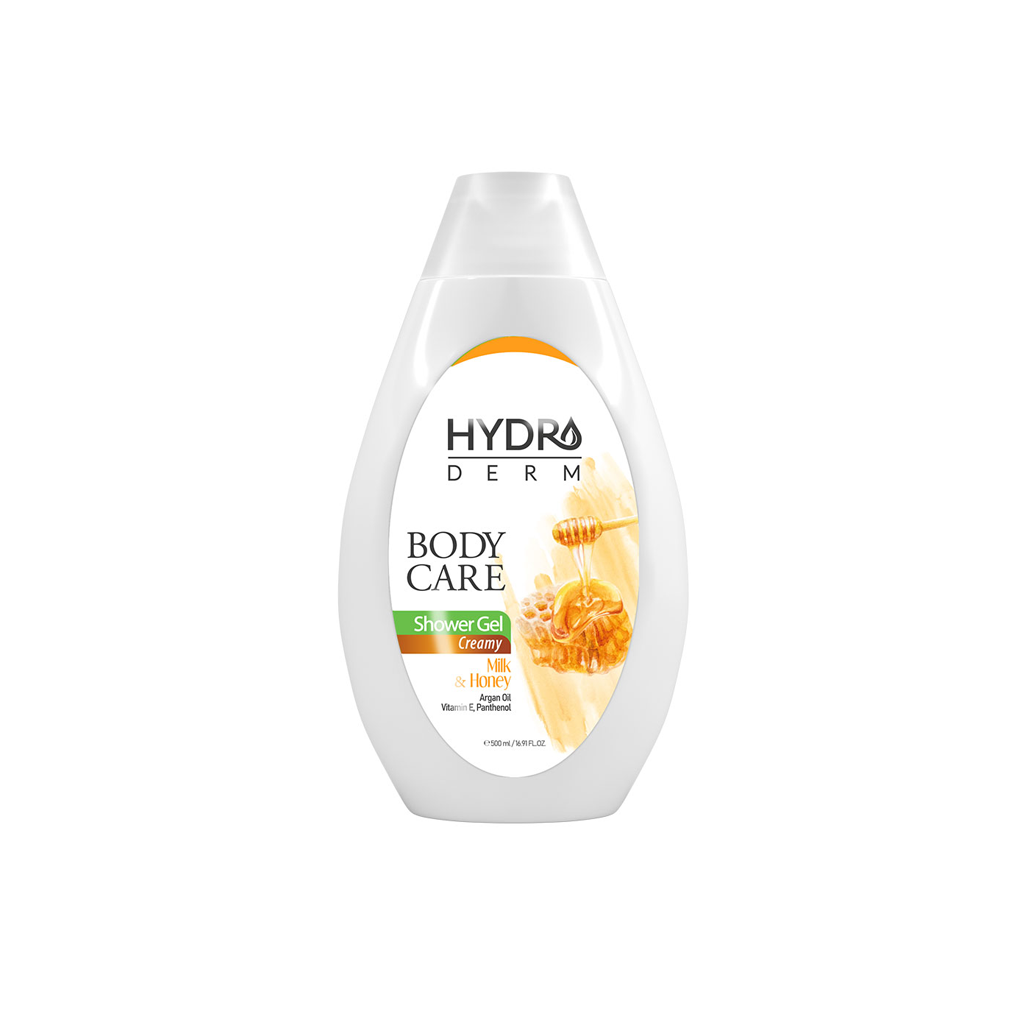 SHOWER GEL MILK&amp;HONEY 500ML HYDRODERM