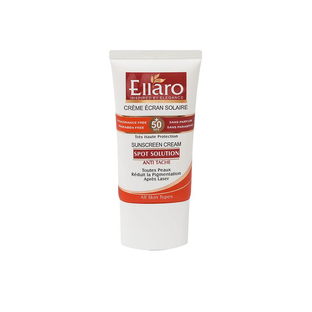 Spot-Solution-Sunscreen-Cream-SPF50-ELLARO