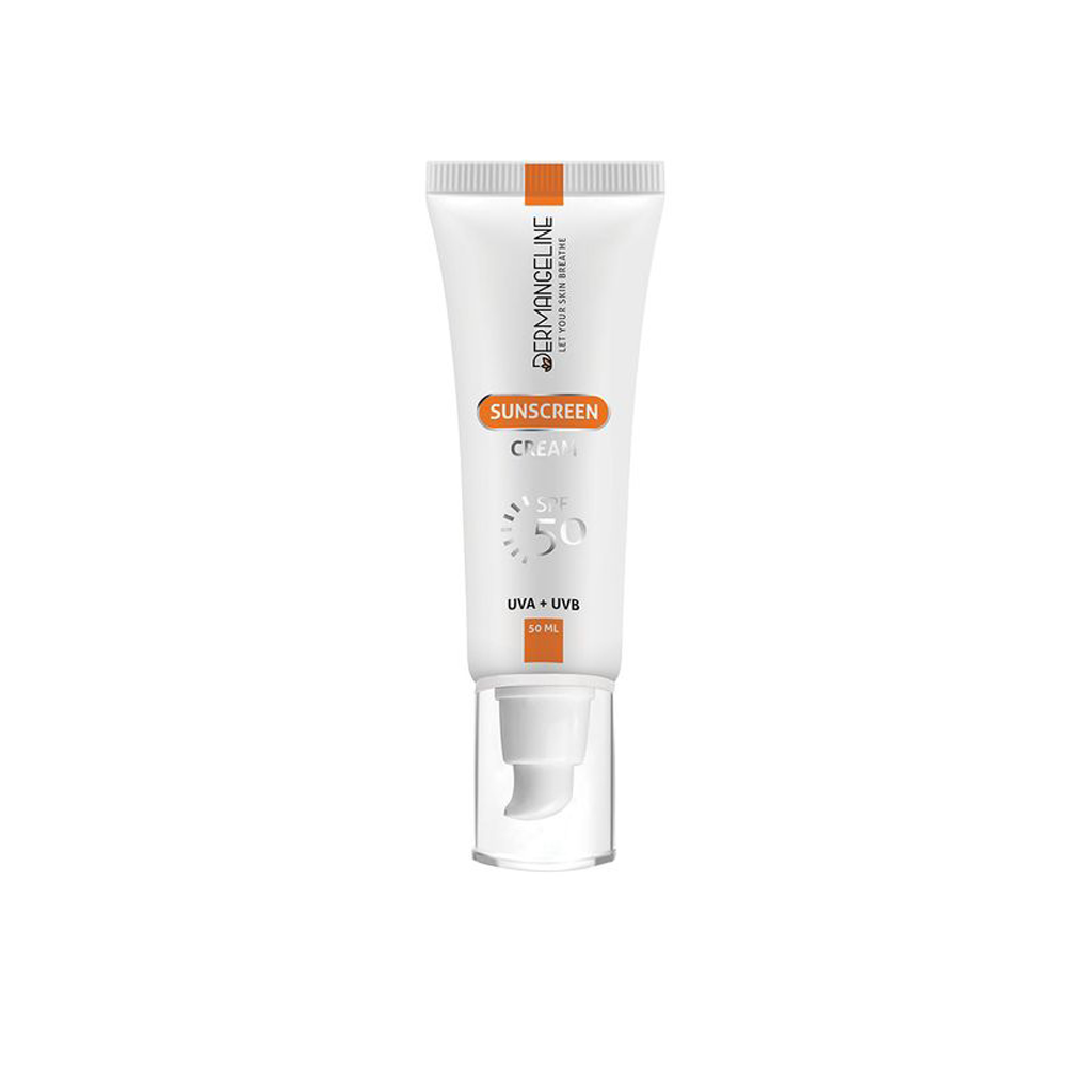 Sunscreen-Cream-Oil-Free-Spf50-DERMANGELINE