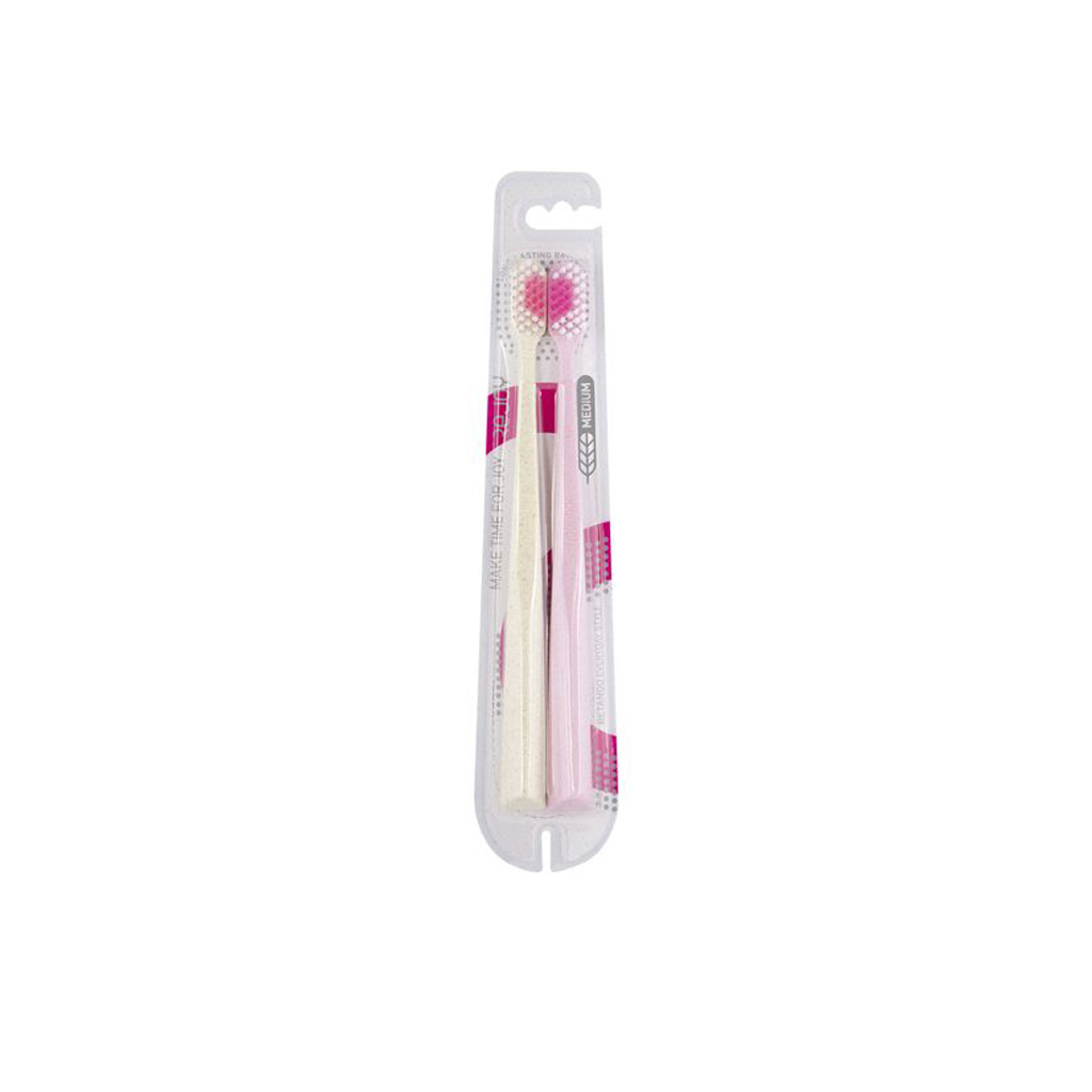 Tooth-brush-Re-tango-Series-(double)-medium-&amp;-rounded-bristles-REJOY