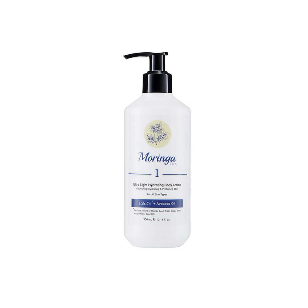 Ultra light hydrating body lotion 1 for all skin types 300 ml MORINGA EMO
