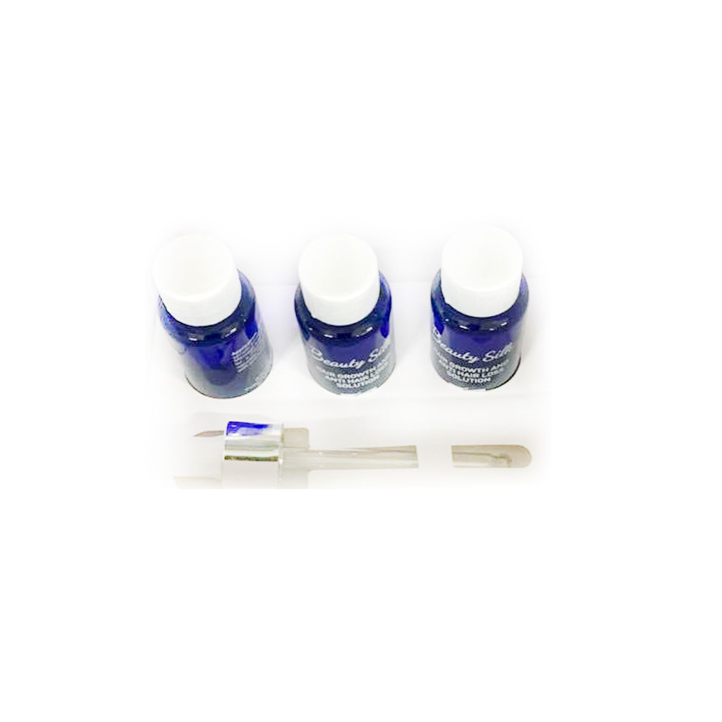 Vial HAIR GROWTH &amp; ANTI HAIR LOSS SOLUTION 3x30ML BEAUTY SILK2