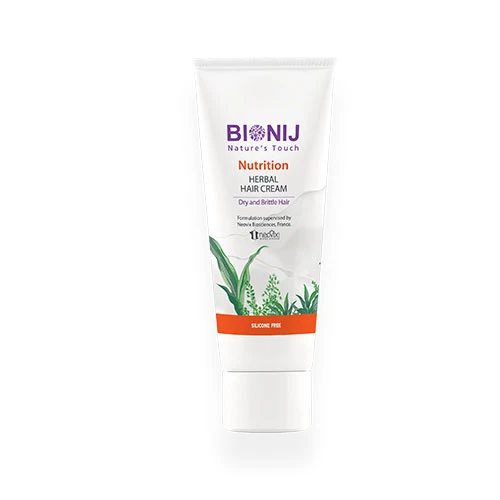 BIONIJ NUTRITION HERBAL HAIR CREAM FOR DRY &amp; BRITTLE HAIR 150 ML