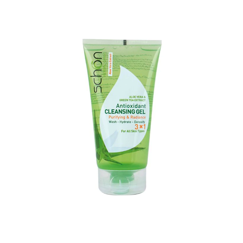 Face-Cleansing-Gel-With-Green-Tea &amp;-Aloevera-SCHON