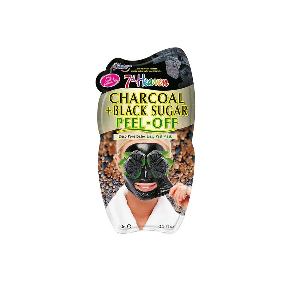 Charcoal-Plus-Black-Sugar-Peel-Off-Face-Mask-10ml-7th-HEAVEN