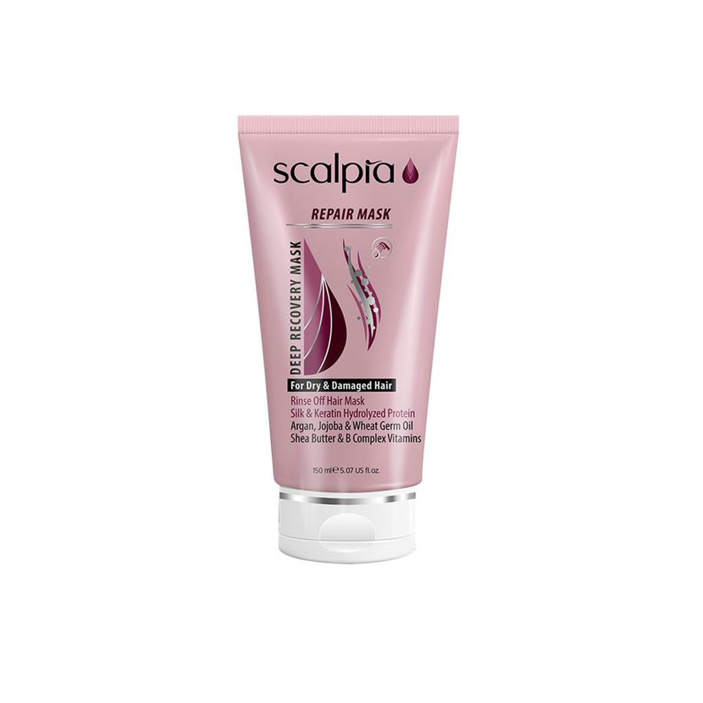 Deep-recovery-mask-for-dry-&amp;-damaged-hair-150ml-SCALPIA