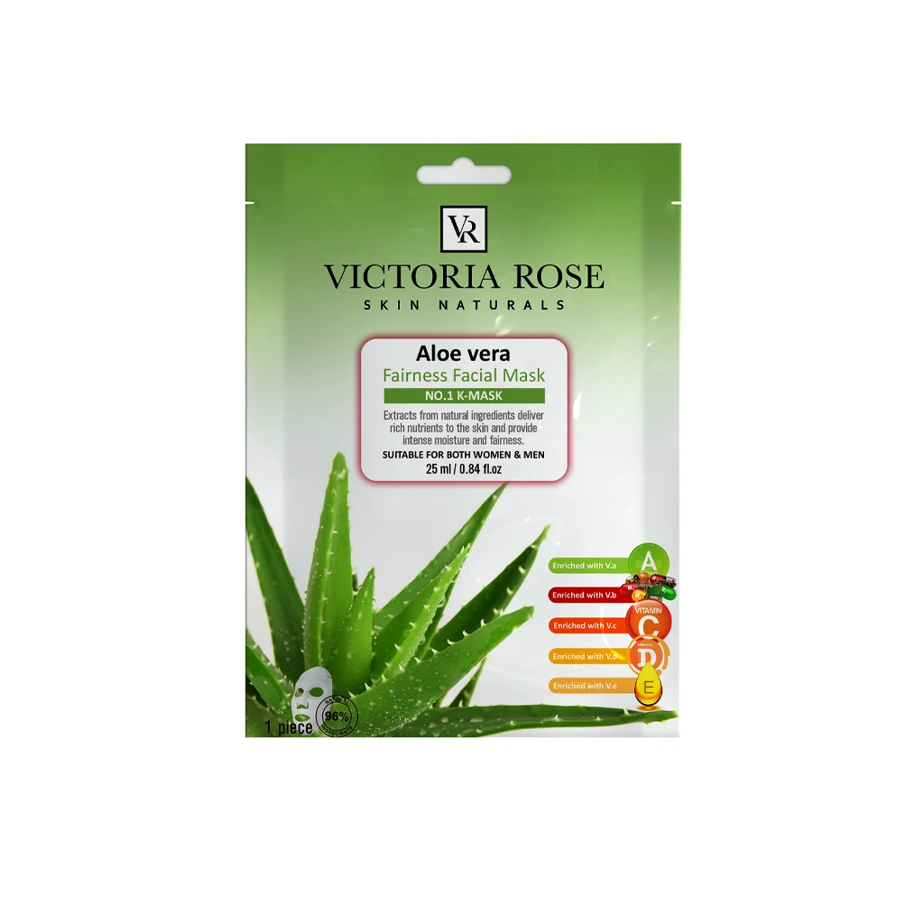 Victoria Rose aloe vera face cloth mask