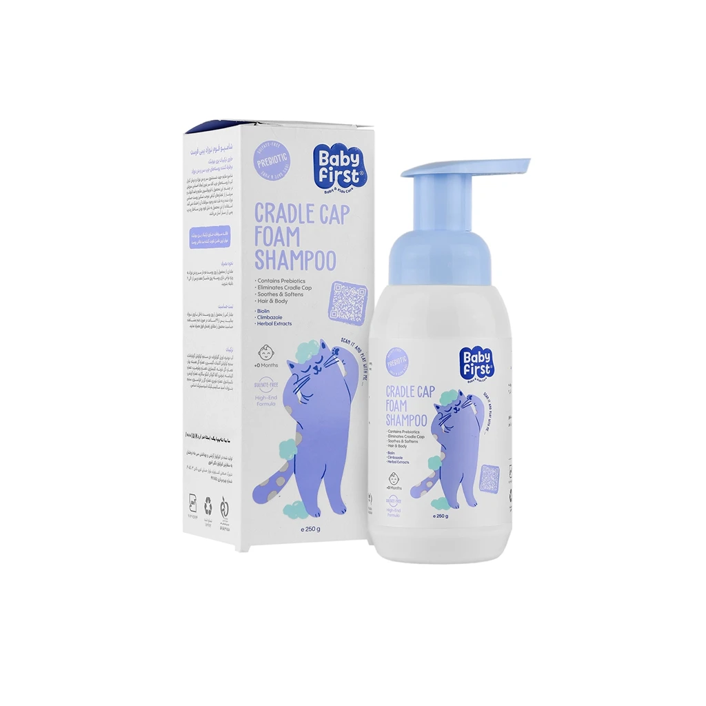 BABY FIRST Cradle Cap Foam Shampoo 250ml1