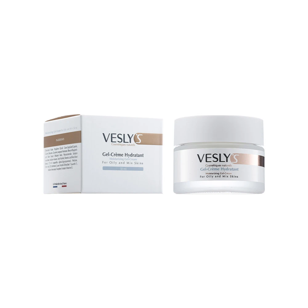 VESLY GEL-CRÈME HYDRATANT MOISTURIZING GEL-CREAM FOR OILY &amp; MIX SKINS 50 ML