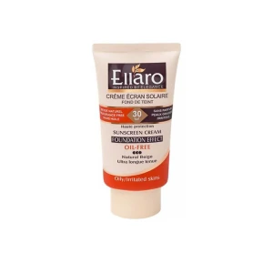 ضد آفتاب با پوشش کرم پودری مات کننده فاقد چربی بژ طبیعی SPF30 الارو