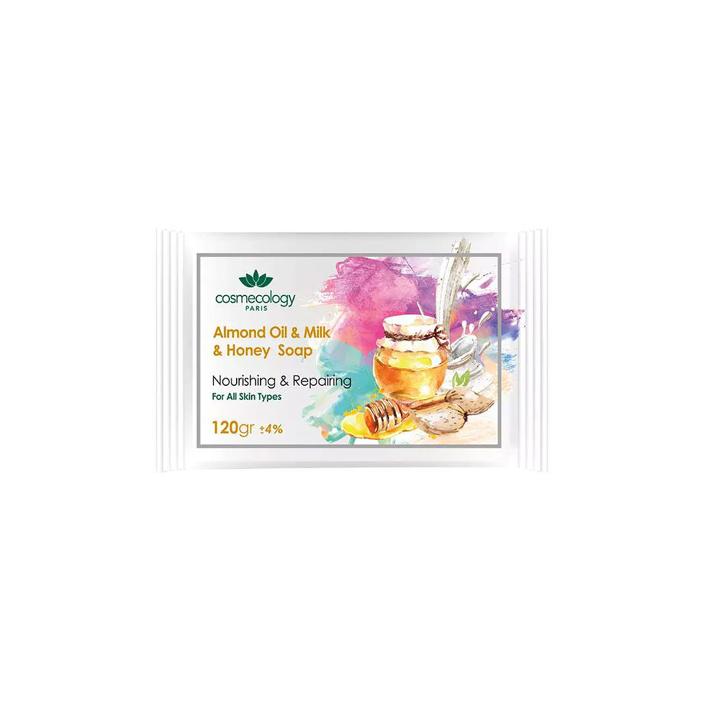 Honey-&amp;-Almond-&amp;-Milk-Soap-120gr-COSMECOLOGY