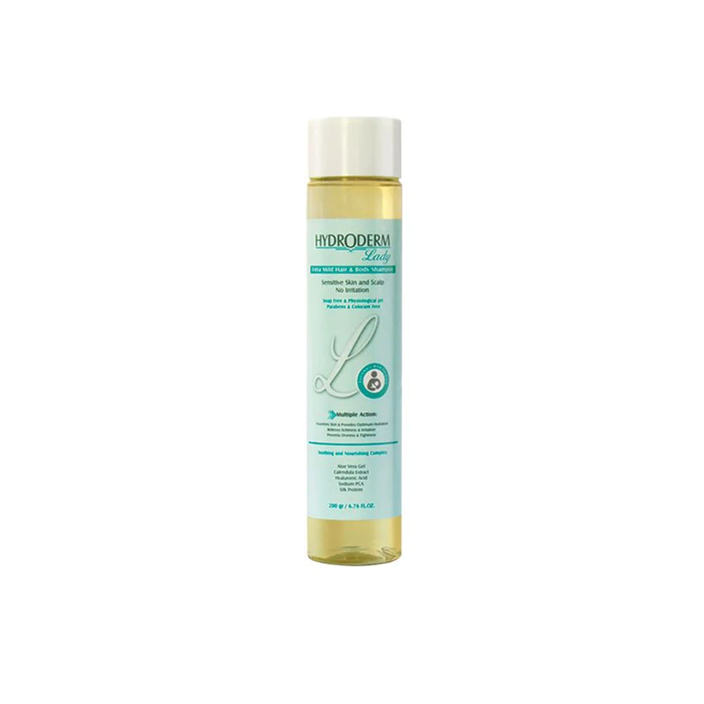 hydroderm extra mild hair and body shampoo HYDRODERM