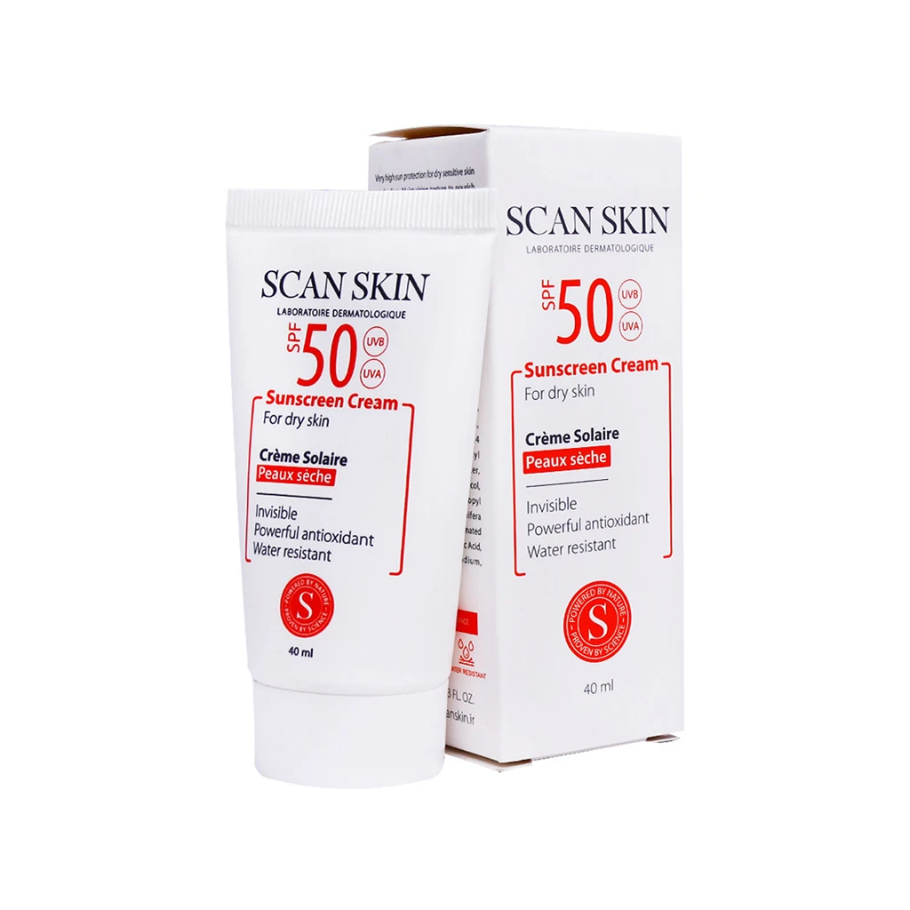 کرم ضد آفتاب بی رنگ پوست خشک SPF50 اسک