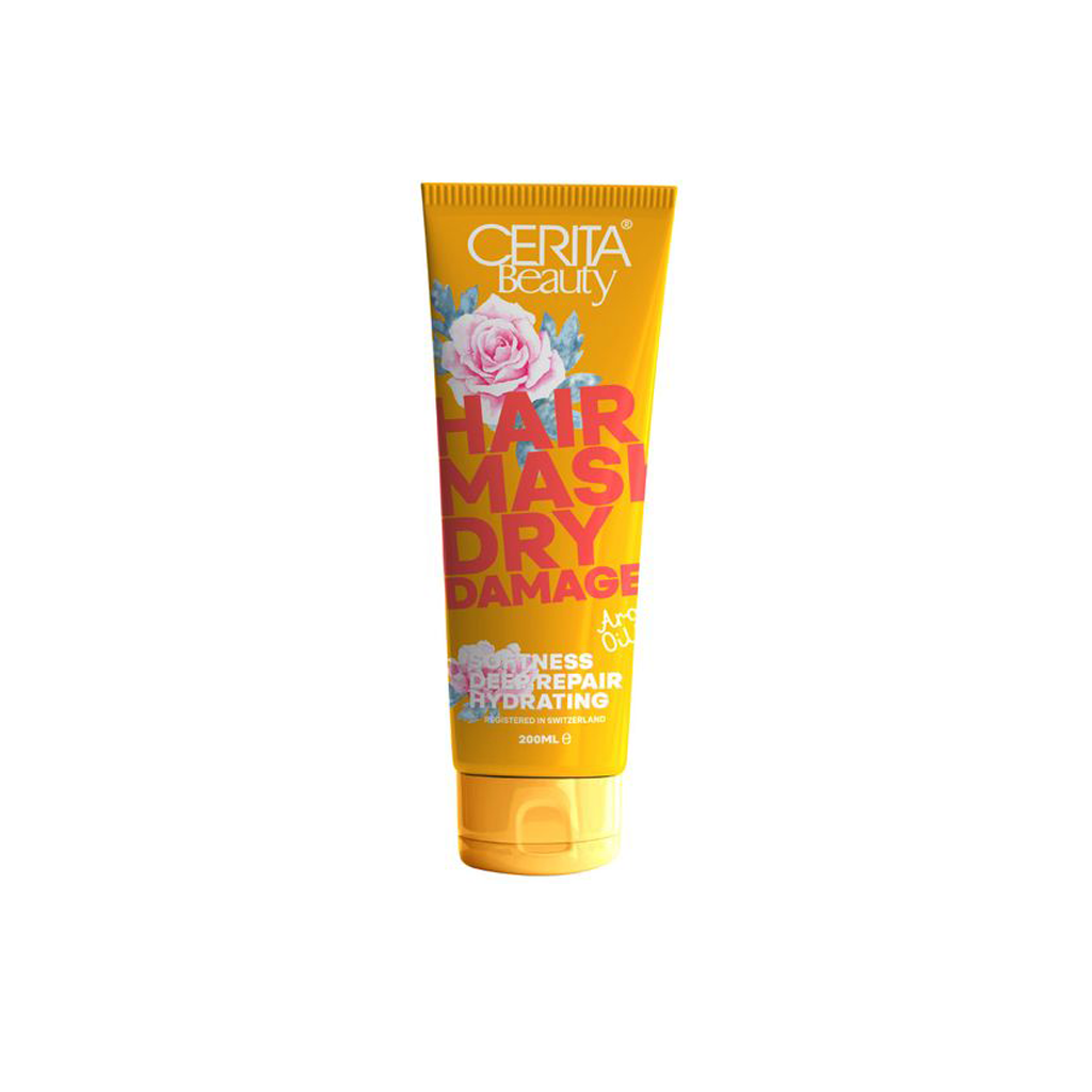Hair-Mask-Dry &amp;-Damaged-Hair-CERITA-beauty