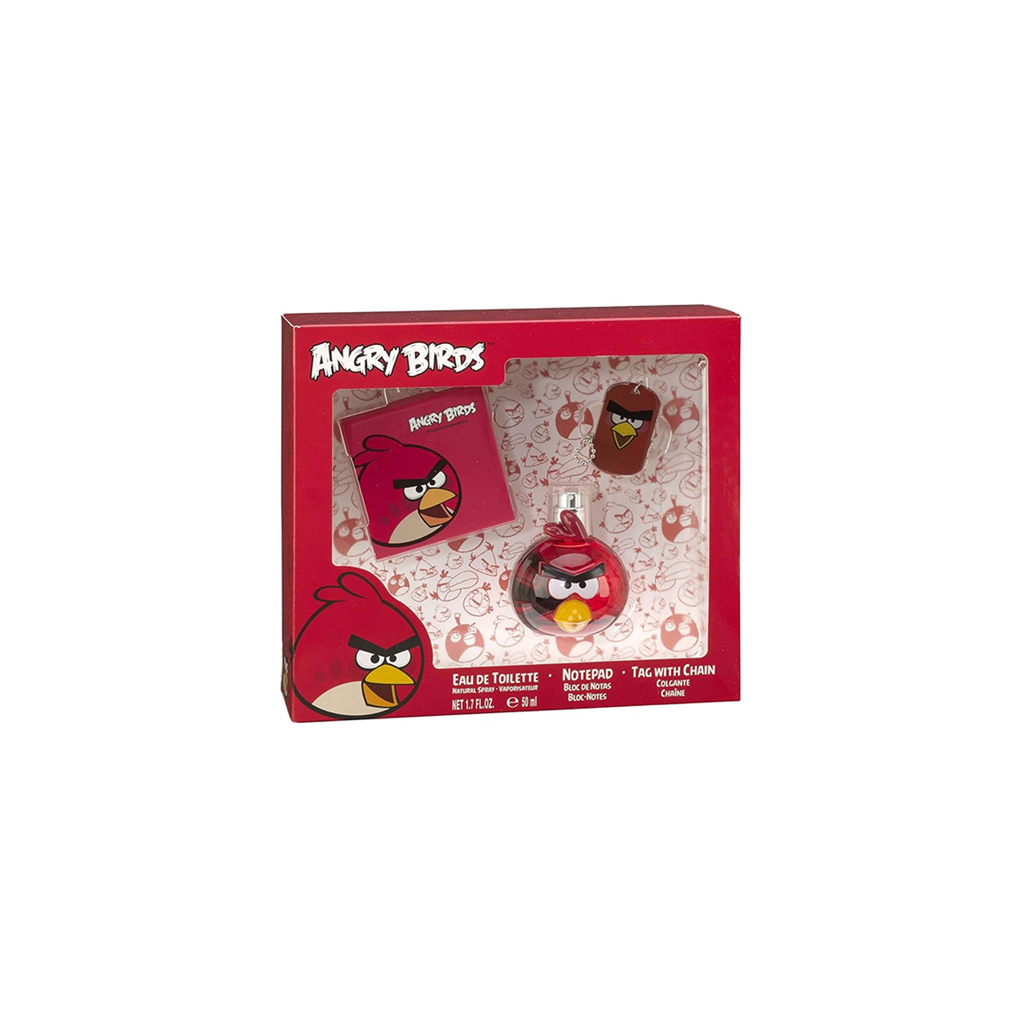 DISNEY-SET-ANGRY-BIRDS-RED-EDT-50-ML-NOTEPAD-TAG