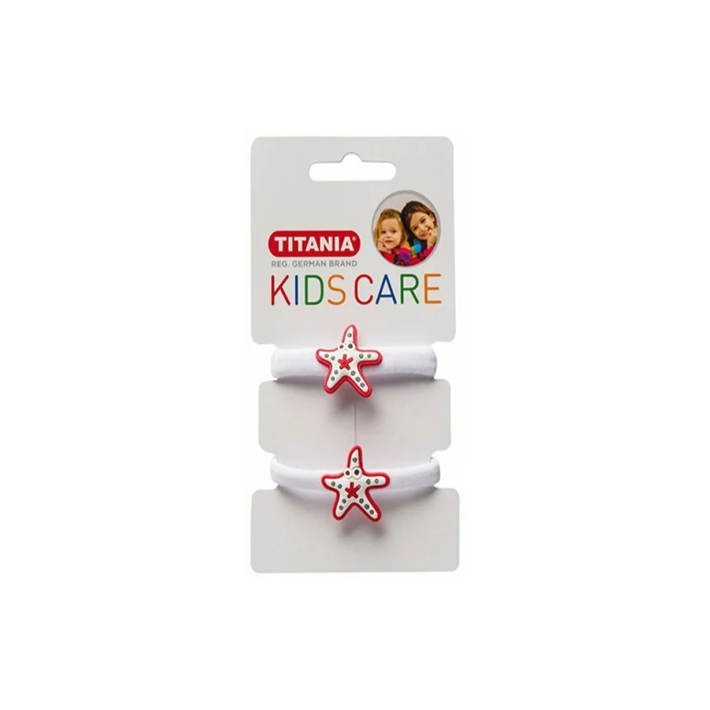 TITANIA-TERRY-PONYHOLDER-STARFISH-2-PCS-WHITE-ART-NR-8518