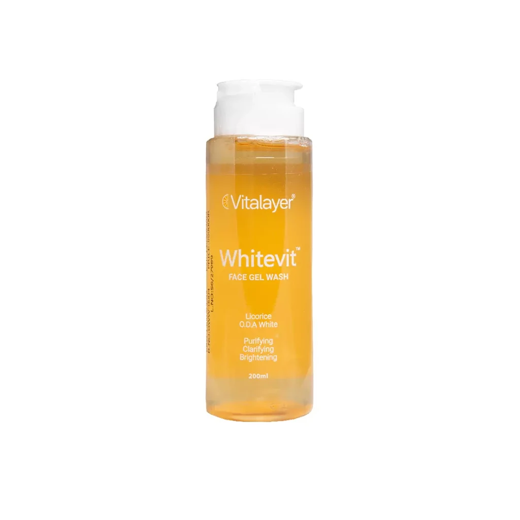 Vitalayer Whitevit Face Wash Gel For Blurred And Blemished Skin 200ml
