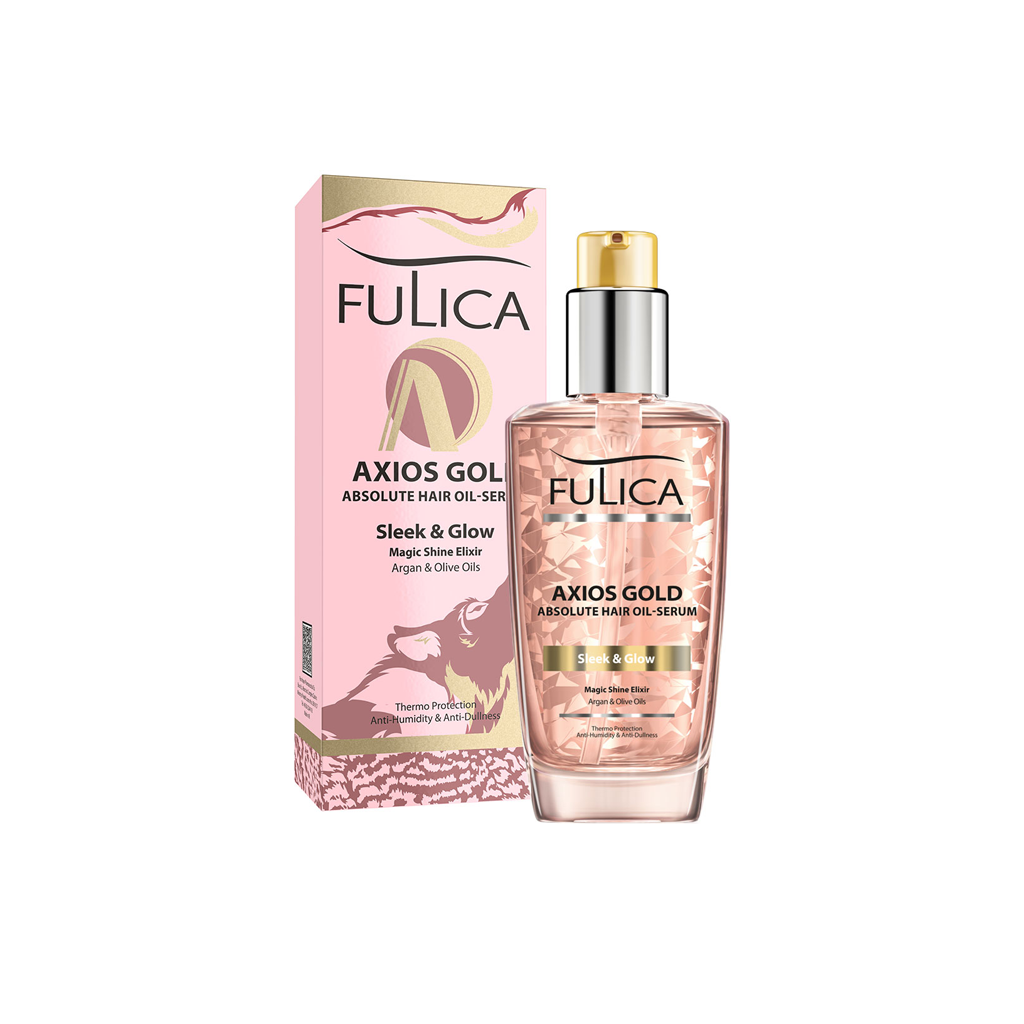 FULICA AXIOS GOLD SLEEK AND GLOW HAIR SERUM1
