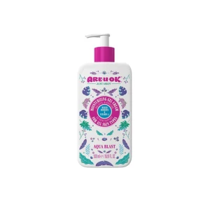 کرم ژل آبرسان پمپی تمشک و ویتامین آ آر یو اوکی